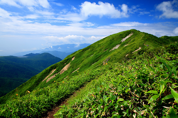 流石山をめざす（那須・大峠）