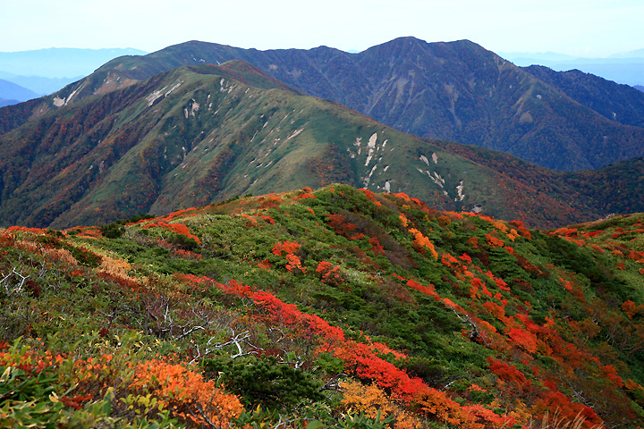 燃える尾根（那須・大峠への尾根）