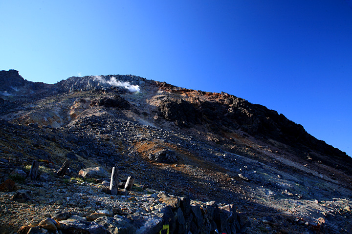 快晴の朝（那須登山道）