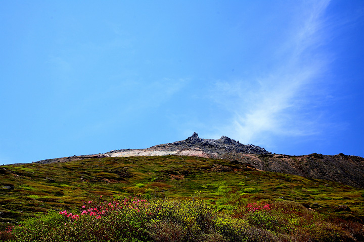 茶臼山頂（那須登山道）