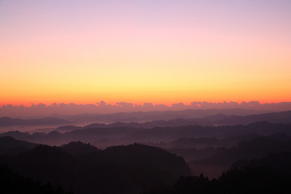 房総の山影（大福山）