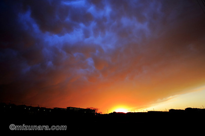 夕景 夕焼け 雲