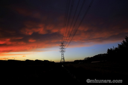 夕景 夕焼け 雲