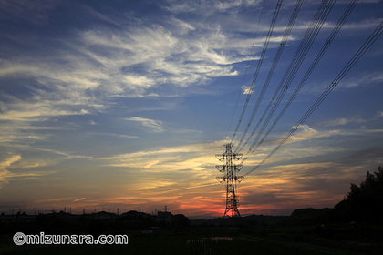 夕焼け 雲