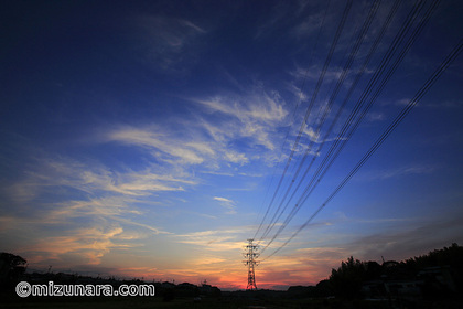 夕焼け 青空