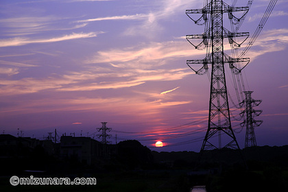 夕焼け 落日