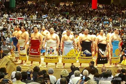 幕内土俵入り 大相撲