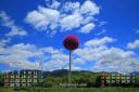 2025年7月 アリウム カレンダー壁紙 夏空