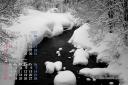 2026年1月 カレンダー壁紙 裏磐梯 雪景色