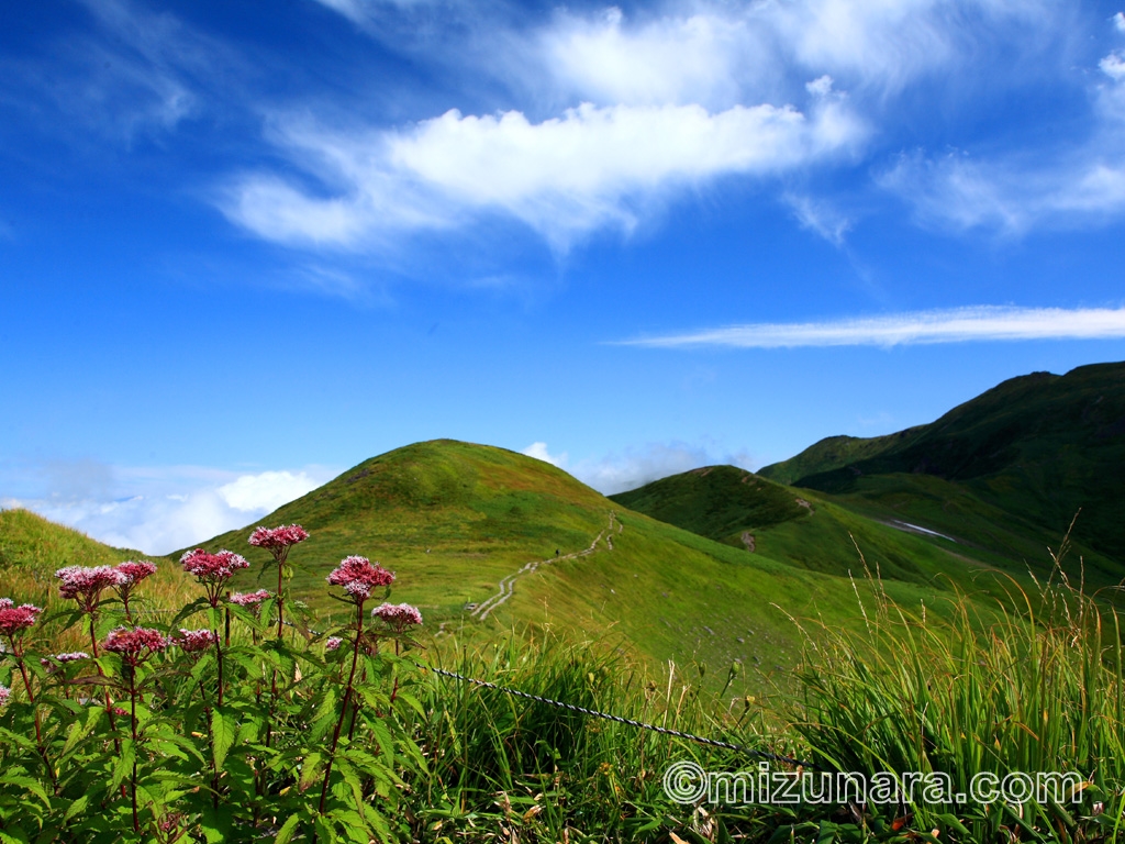 初秋の月山